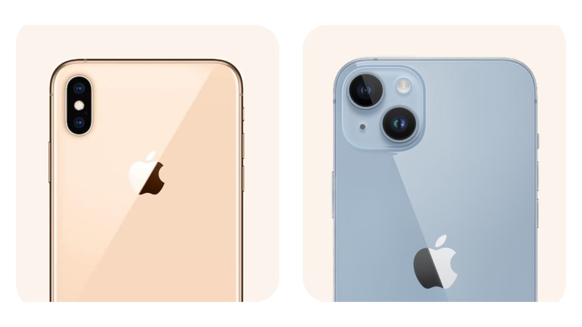 iPhone XS Max vs iPhone 14 Plus